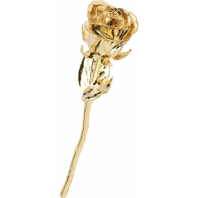 Lacquered 24K Gold-Plated Rose