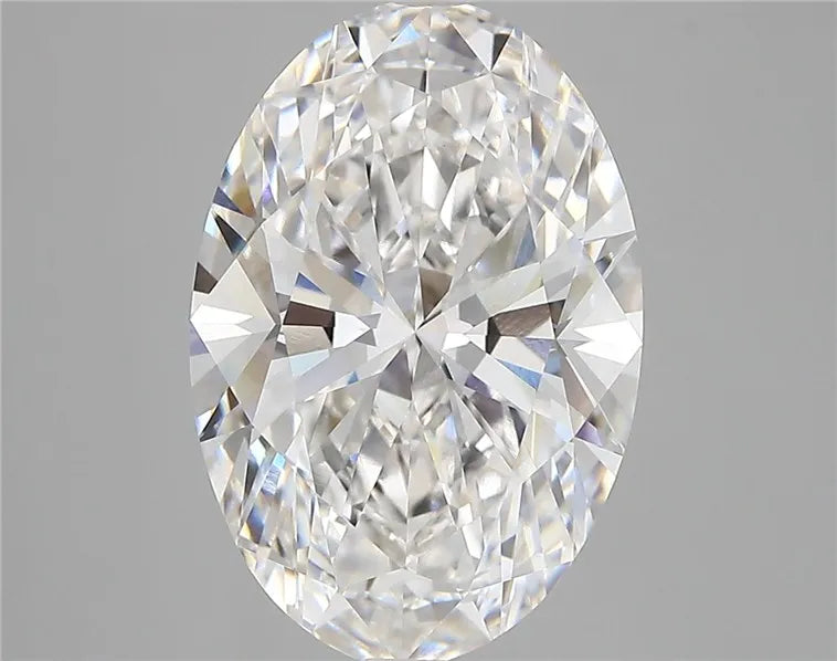 5.35ct Oval Lab Grown Diamond (Colour E, Clarity VVS2, IGI Certified)