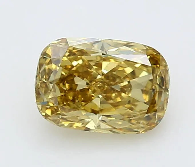 1.62ct Cushion modified Lab Grown Diamond (Colour Fancy Vivid Yellow, Clarity VS2, IGI Certified)