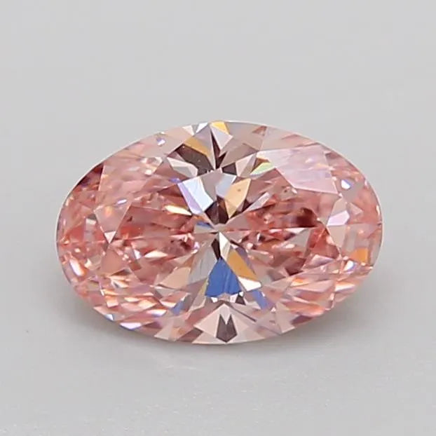 1.30ct Oval Lab Grown Diamond (Colour Fancy Intense Pink, Clarity VS1, IGI Certified)