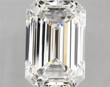 3.75ct Emerald Lab Grown Diamond (Colour E, Clarity VVS2, IGI Certified)
