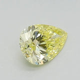0.54ct Pear Lab Grown Diamond (Colour Fancy Vivid Yellow, Clarity VS2, Cut GD, IGI Certified)