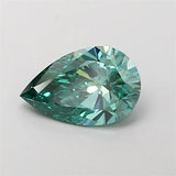 1.03ct Pear Lab Grown Diamond (Colour Fancy Vivid Green, Clarity VS1, IGI Certified)