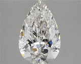 3.03ct Pear Lab Grown Diamond (Colour G, Clarity VVS2, IGI Certified)