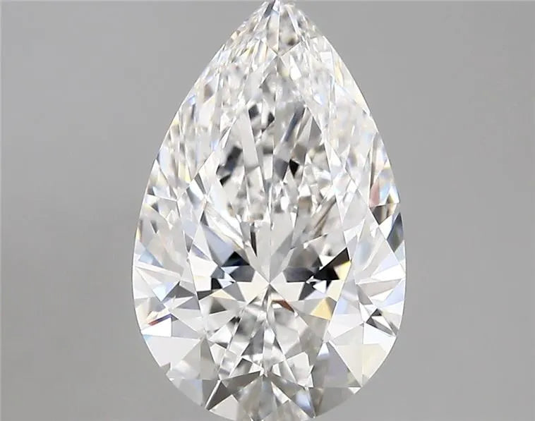 2.96ct Pear Lab Grown Diamond (Colour E, Clarity VVS2, IGI Certified)
