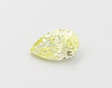 0.24ct Pear Lab Grown Diamond (Colour Fancy Yellow, Clarity VS1, IGI Certified)