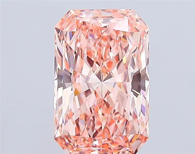 6.05ct Radiant Lab Grown Diamond (Colour Fancy Vivid Pink, Clarity VS1, IGI Certified)