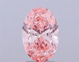 1.69ct Oval Lab Grown Diamond (Colour Fancy Vivid Pink, Clarity VS1, IGI Certified)