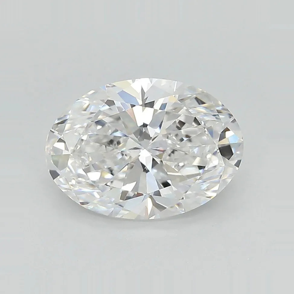 2.75ct Oval Lab Grown Diamond (Colour E, Clarity VVS2, IGI Certified)