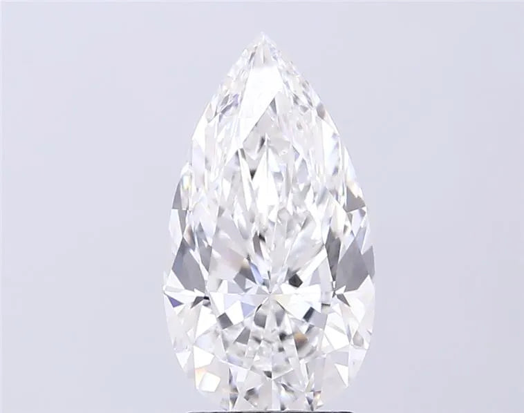 3.00ct Pear Lab Grown Diamond (Colour F, Clarity VVS2, IGI Certified)