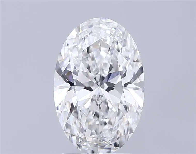 2.51ct Oval Lab Grown Diamond (Colour F, Clarity VVS2, IGI Certified)