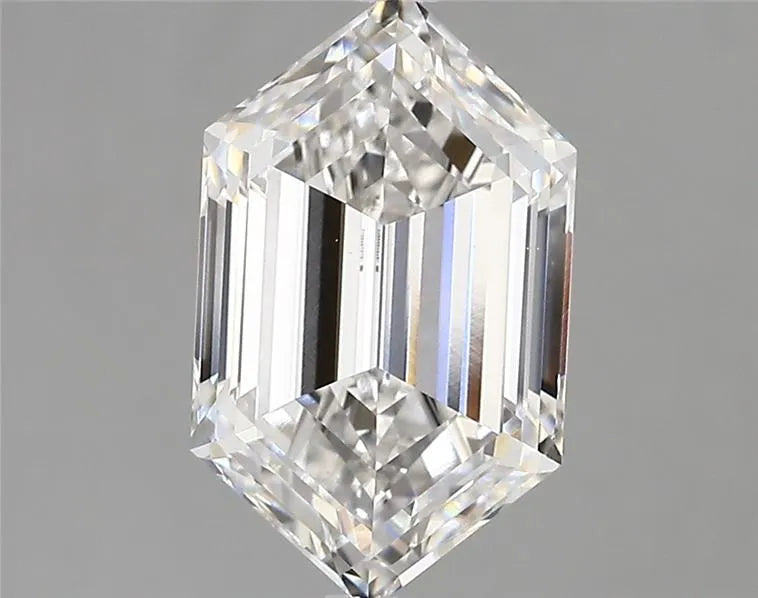 3.01ct Hexagonal Lab Grown Diamond (Colour D, Clarity VS1, IGI Certified)