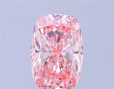 3.01ct Cushion modified Lab Grown Diamond (Colour Fancy Vivid Pink, Clarity VS1, IGI Certified)