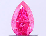 0.50ct Pear Lab Grown Diamond (Colour Fancy Vivid Pink, Clarity VVS2, IGI Certified)