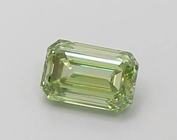 0.55ct Emerald Lab Grown Diamond (Colour Fancy Vivid Green, Clarity VS1, IGI Certified)