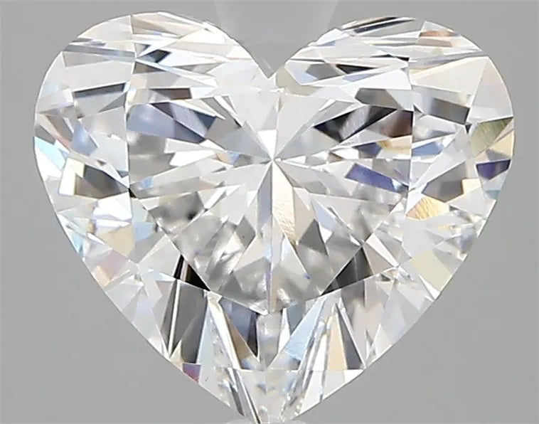 2.54ct Heart Lab Grown Diamond (Colour E, Clarity VS2, IGI Certified)