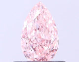 0.38ct Pear Lab Grown Diamond (Colour Fancy Intense Pink, Clarity VS1, IGI Certified)