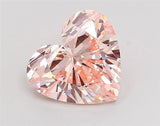 3.05ct Heart Lab Grown Diamond (Colour Fancy Pink, Clarity VS1, IGI Certified)