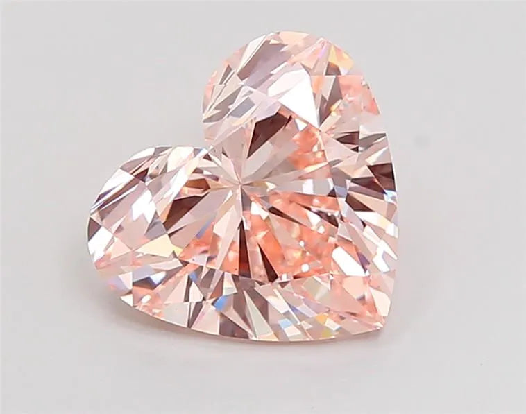 3.05ct Heart Lab Grown Diamond (Colour Fancy Pink, Clarity VS1, IGI Certified)