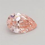 0.40ct Pear Lab Grown Diamond (Colour Fancy Vivid Pink, Clarity VVS1, IGI Certified)