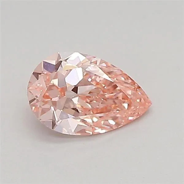 0.40ct Pear Lab Grown Diamond (Colour Fancy Vivid Pink, Clarity VVS1, IGI Certified)