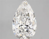 3.12ct Pear Lab Grown Diamond (Colour E, Clarity VVS2, IGI Certified)