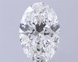 3.50ct Oval Lab Grown Diamond (Colour F, Clarity VS1, IGI Certified)