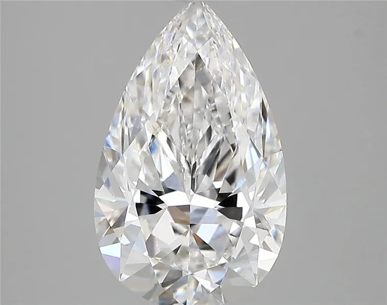 2.84ct Pear Lab Grown Diamond (Colour E, Clarity VVS2, IGI Certified)