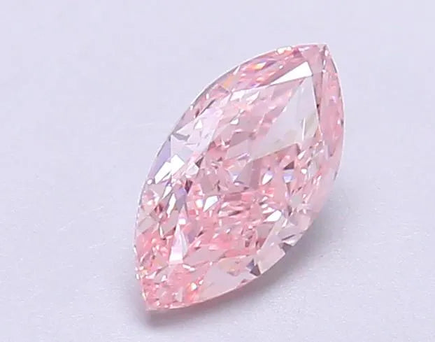 0.72ct Marquise Lab Grown Diamond (Colour Fancy Vivid Pink, Clarity VS1, IGI Certified)