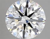4.25ct Round Lab Grown Diamond (Colour D, Clarity VVS2, Cut ID, IGI Certified)