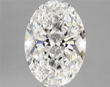 3.00ct Oval Lab Grown Diamond (Colour D, Clarity VVS2, IGI Certified)