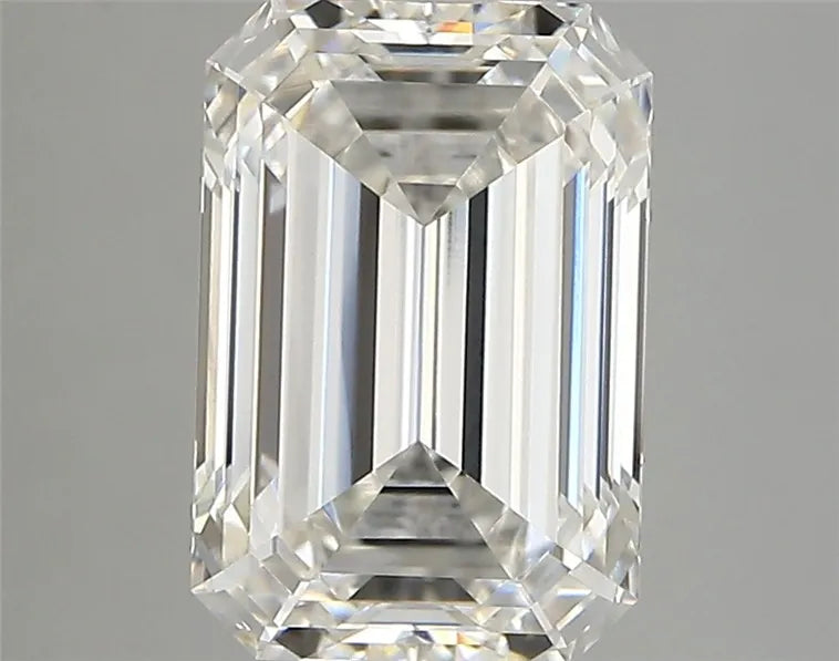 3.12ct Emerald Lab Grown Diamond (Colour G, Clarity VVS2, IGI Certified)