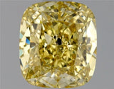 1.02ct Cushion brilliant Natural Diamond (Colour Fancy Brownish Yellow, Clarity SI2, GIA Certified)