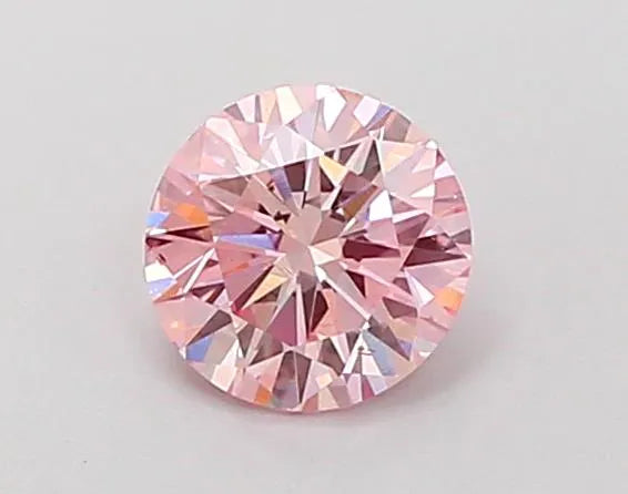 0.62ct Round Lab Grown Diamond (Colour Fancy Intense Pink, Clarity VS2, Cut VG, IGI Certified)