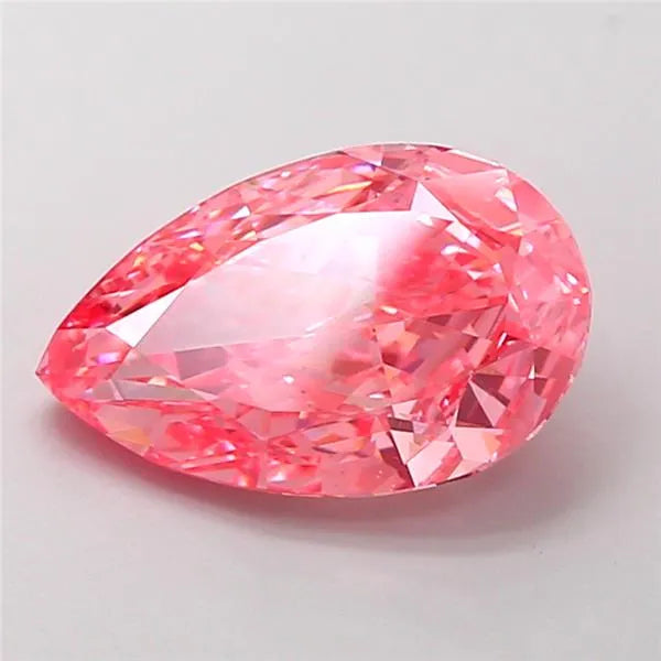 2.80ct Pear Lab Grown Diamond (Colour Fancy Vivid Pink, Clarity VS1, IGI Certified)