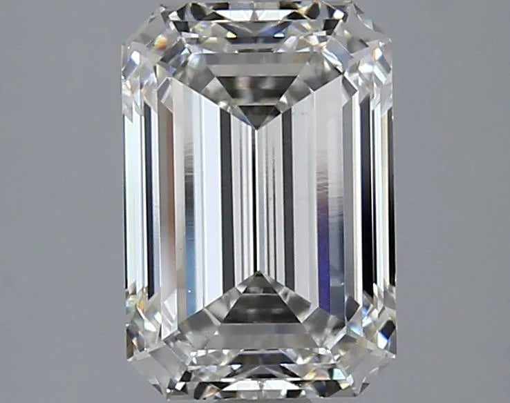 2.66ct Emerald Lab Grown Diamond (Colour G, Clarity VVS2, IGI Certified)