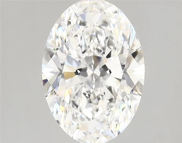 2.64ct Oval Lab Grown Diamond (Colour D, Clarity VVS2, IGI Certified)