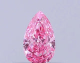 0.27ct Pear Lab Grown Diamond (Colour Fancy Vivid Pink, Clarity VS2, IGI Certified)