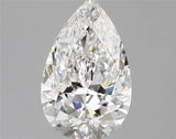 2.00ct Pear Lab Grown Diamond (Colour D, Clarity VS2, IGI Certified)