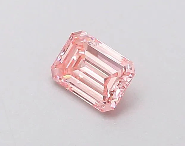 0.24ct Emerald Lab Grown Diamond (Colour Fancy Intense Pink, Clarity VVS2, IGI Certified)
