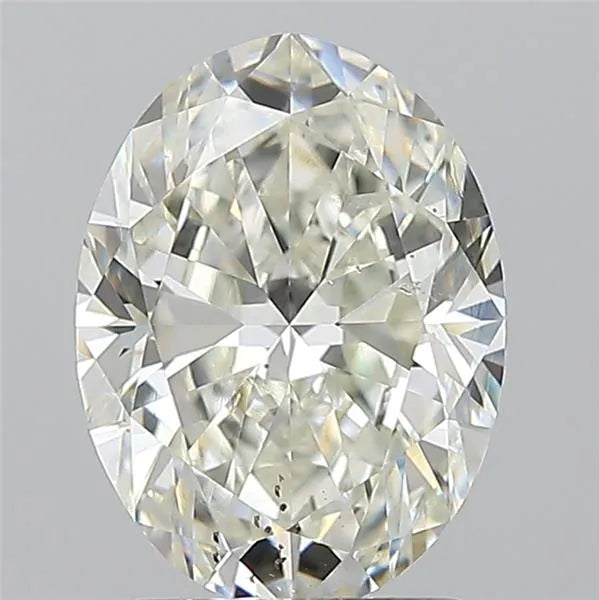 2.01ct Oval Natural Diamond (Colour I, Clarity SI1, GIA Certified)