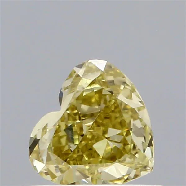 0.47ct Heart Lab Grown Diamond (Colour Fancy Intense Yellow, Clarity VS1, IGI Certified)