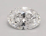 0.92ct Oval Lab Grown Diamond (Colour D, Clarity VVS2, IGI Certified)