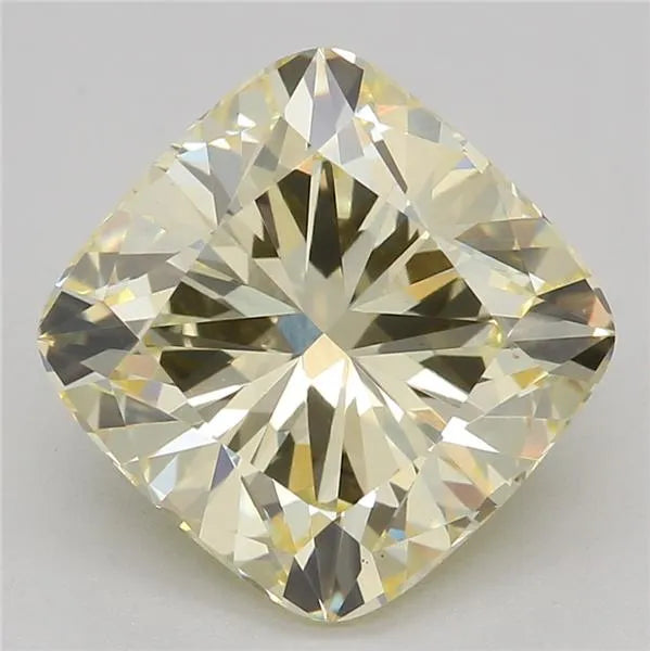 2.56ct Cushion brilliant Lab Grown Diamond (Colour Fancy Yellow, Clarity VS1, Cut EX, IGI Certified)