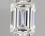 2.01ct Emerald Lab Grown Diamond (Colour F, Clarity VVS2, IGI Certified)