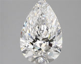 2.80ct Pear Lab Grown Diamond (Colour D, Clarity VVS2, IGI Certified)