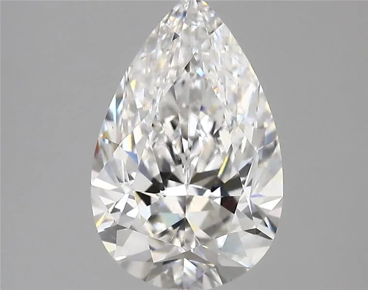 2.80ct Pear Lab Grown Diamond (Colour D, Clarity VVS2, IGI Certified)
