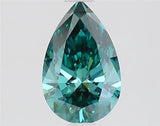 1.06ct Pear Lab Grown Diamond (Colour Fancy Vivid Green, Clarity VS1, IGI Certified)