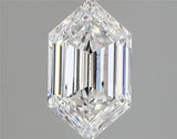 2.10ct Hexagonal Lab Grown Diamond (Colour D, Clarity VS2, IGI Certified)