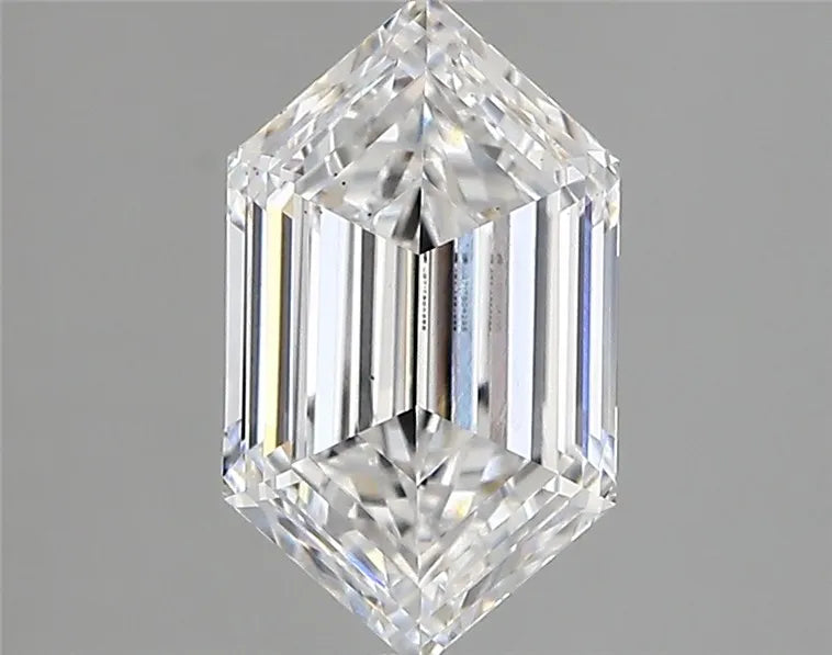 2.10ct Hexagonal Lab Grown Diamond (Colour D, Clarity VS2, IGI Certified)